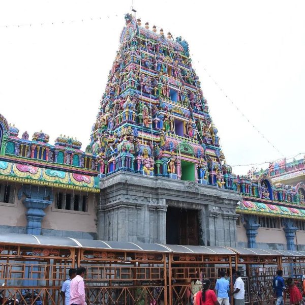 One of Tamil Nadu’s well-known Mariamman temples.